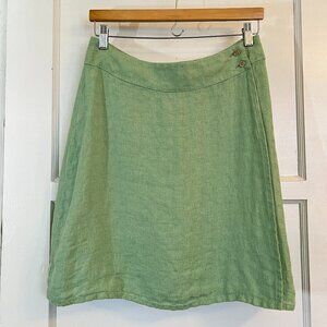 Feminine Eileen Fisher mini wrap skirt size S